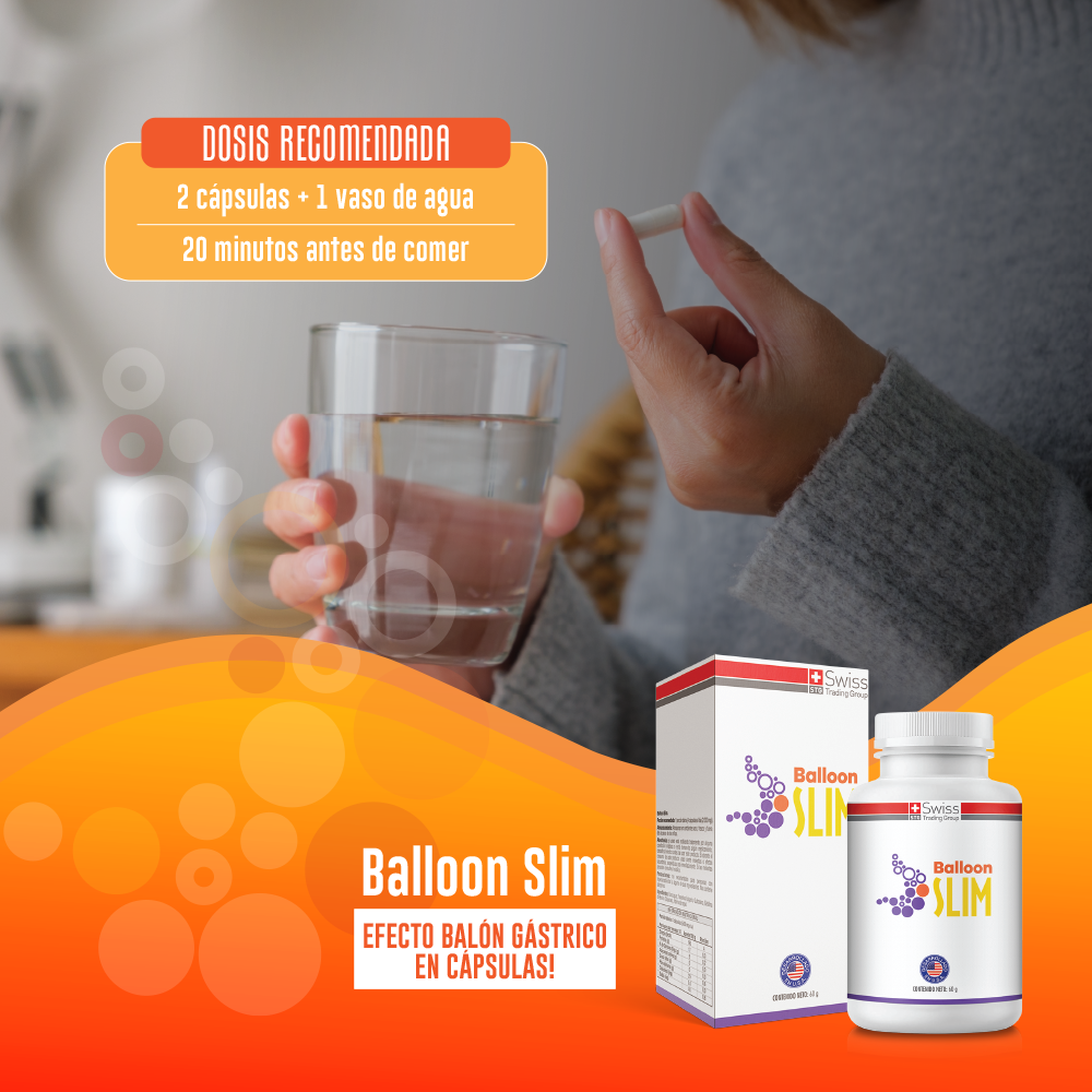Balloon Slim Suplemento para adelgazar 120 capsulas